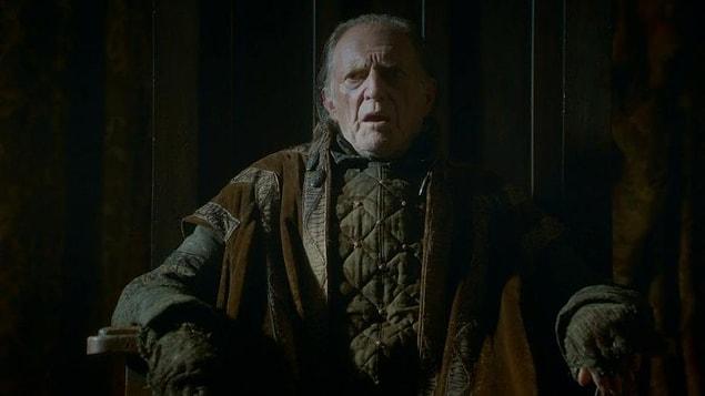6. And in Westeros, he is known as Walder Frey, the villain leader of the family Frey.
