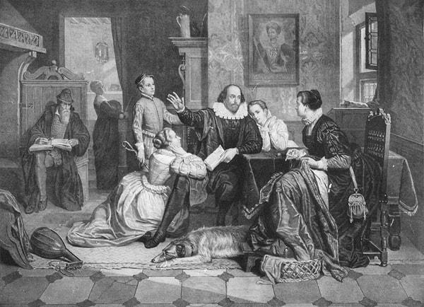 3. Shakespeare henüz 18 yaşında bir genç iken, 1582 yılında Kasım ayı geldiğinde 26 yaşındaki Anne Hathaway ile evlendi.