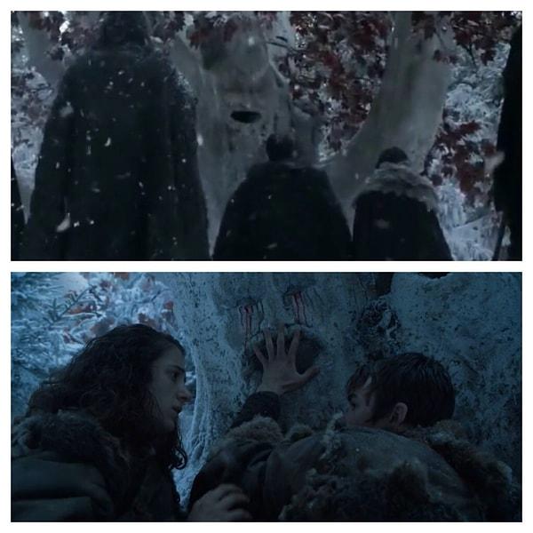 10. Bran'ın Jon hakkında gerçeği öğrendiği ve bizim de görmemize vesile olan ağacı hatırladık mı peki?