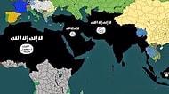 IŞİD 2. Yıl Duyurusunda Türkiye'yi de Hedefindeki Haritaya Aldı