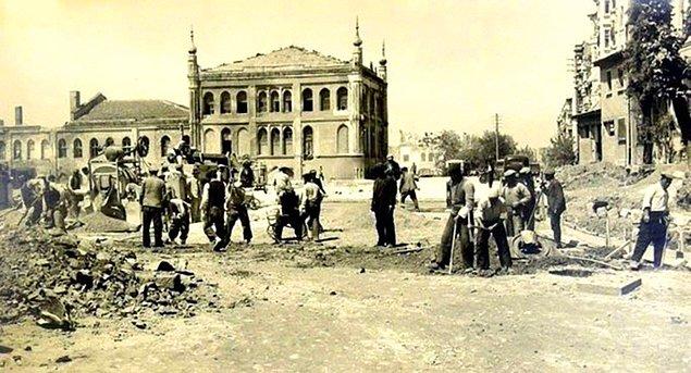 Taksim Topçu Kışlası (1940)