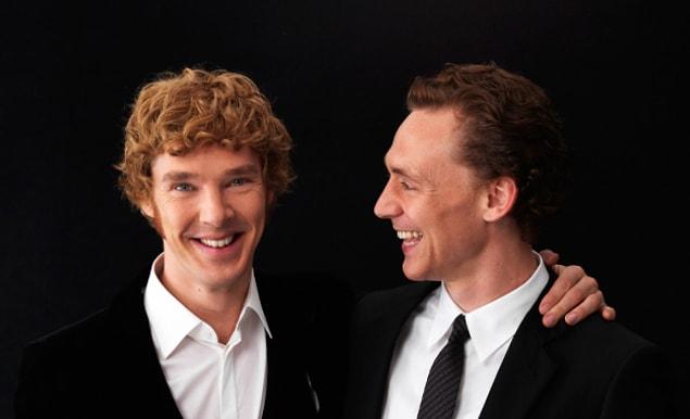 7. He was the bestman of his close friend Benedict Cumberbatch.