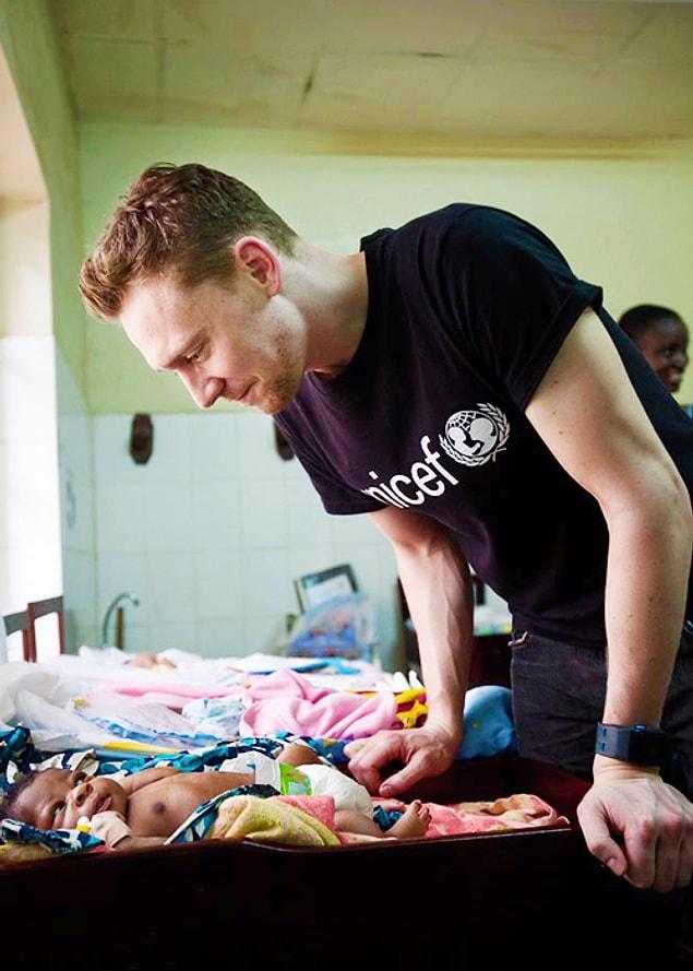 10. Tom supports many different civil society projects. UNICEF is one of them.