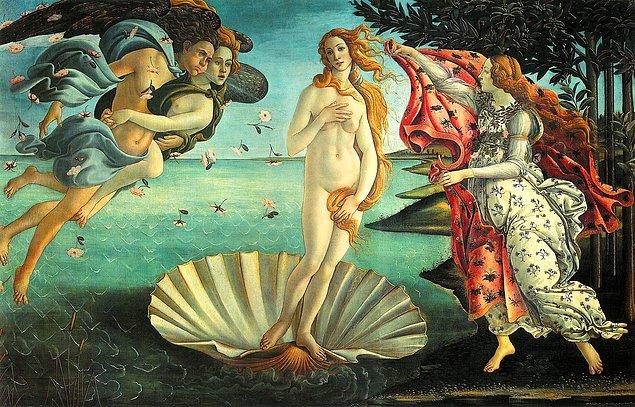 4. "Venüs'ün Doğuşu", Botticelli