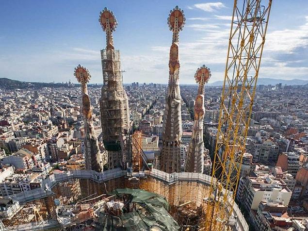 8. They’ve been to the Sagrada Família, Antoni Gaudí’s famous cathedral in Barcelona, Spain.