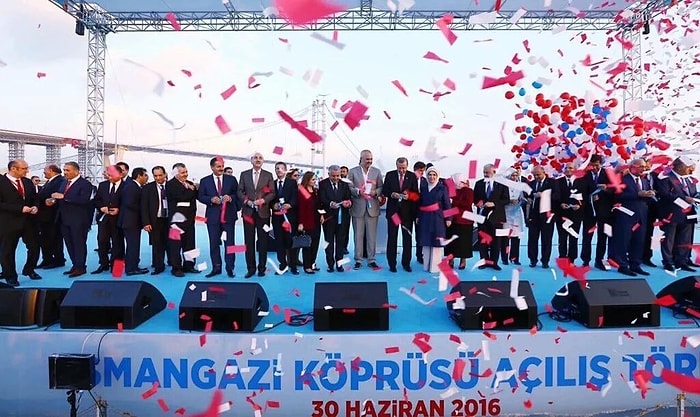 Osmangazi Köprüsü Törenle Açıldı