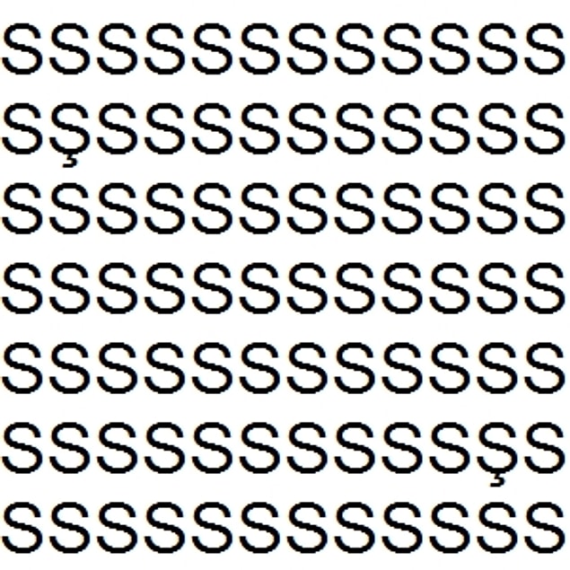 2. Don’t pause! How many “Ş”s are in the figure?