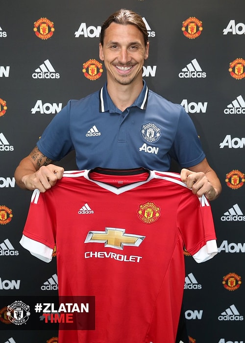 Beklenen Transfer Gerçekleşti! Zlatan Ibrahimovic Manchester United'da