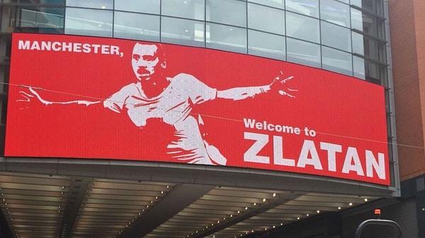 "Manchester, Zlatan'a hoş geldin"
