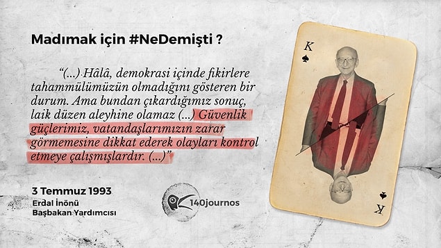 Erdal İnönü - Dönemin Başbakan Yardımcısı