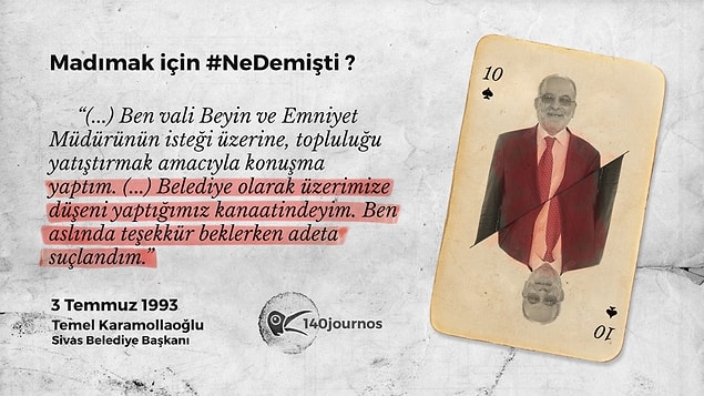 Temel Karamollaoğlu - Dönemin Sivas Belediye Başkanı