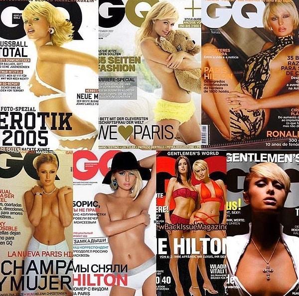 Paris Hilton geçenlerde, GQ dergisine kapak olduğu tüm fotoğrafları “Kendime ait tüm GQ kapaklarını seviyorum.” notuyla paylaştı.