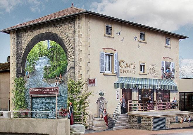 Sıkıcı Şehir Duvarlarını Hayat Dolu Sahnelere Çeviren Fransız Sanatçıdan 22 Duvar Sanatı