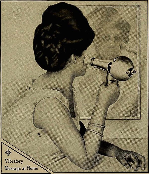 Shelton Vibratörlerine ait bir reklam. (1910)