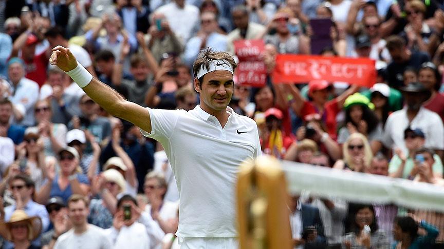 Wimbledon Tenis Turnuvasında Federer çeyrek finalde 64