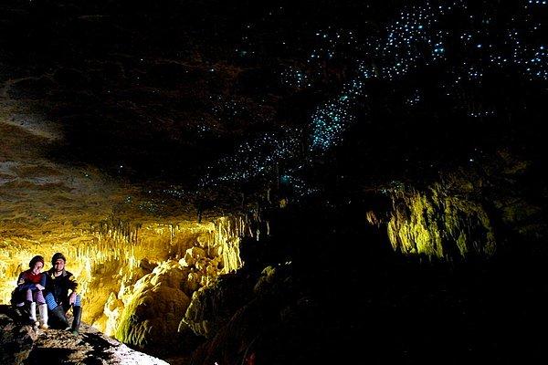 7. Waitomo Glowworm Caves, Yeni Zelanda