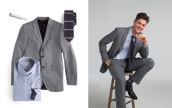 6. Не выбирайте броский костюм для офиса. Оставьте изыски для ресторана. В рабочее время лучше остановить свой выбор на скромном костюме приглушенных тонов.