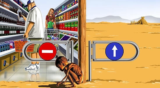 Злободневные иллюстрации Гюндуза Агаева, повествующие о событиях в мире