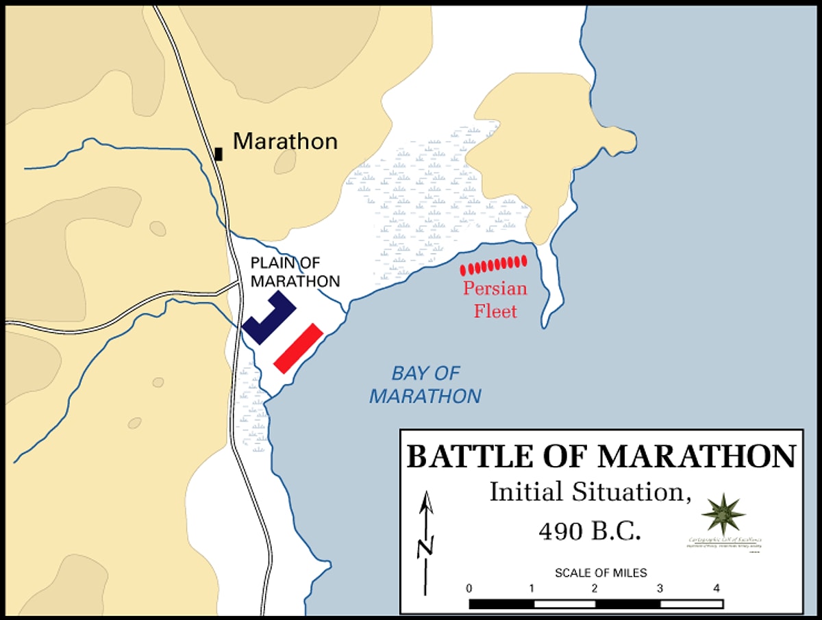 Путь греческого воина фидиппида. Битва при марафоне 490 г до н.э. Битва при марафоне карта. Марафонское сражение. Битва при марафоне 490 г до н.э карта.