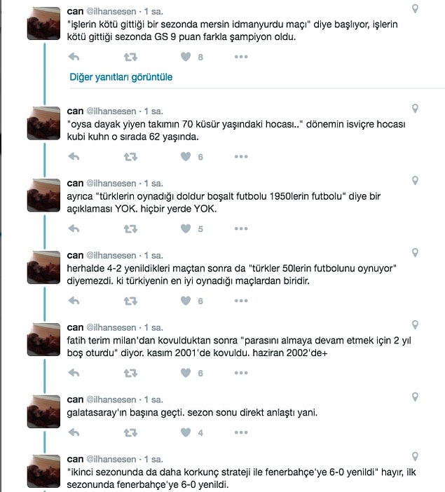 Galatasaray'ı, Terim'i hatta futbolu takip eden insanların hemen fark edebileceği bariz hatalar var yazıda.