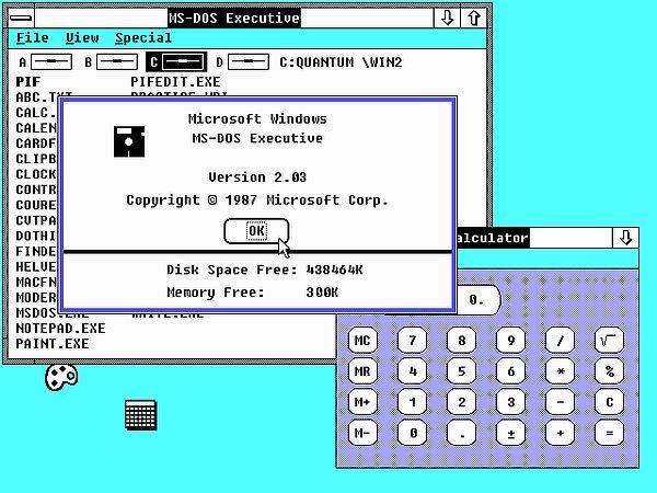 İkinci Windows sürümüyle arayüz değişti ve klavye kısa yolları geldi.