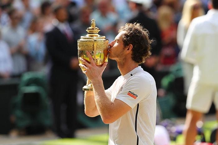 Wimbledon Tek Erkeklerde Şampiyon Andy Murray!