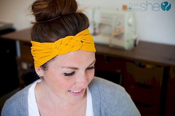 5. Сделайте повязку на голову