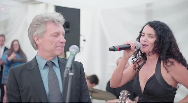 Düğünde Sahneye Çıkan Bon Jovi 'Living On A Prayer' Söyledi