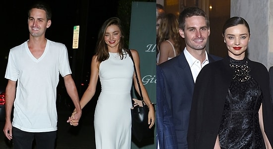Bir Mutlu Son Daha: Victoria's Secret Meleği Miranda Kerr'le Snapchat'in Sahibi Evleniyor!