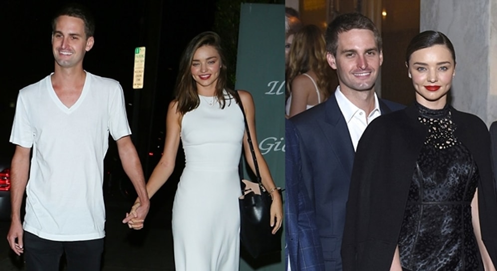 Bir Mutlu Son Daha: Victoria's Secret Meleği Miranda Kerr'le Snapchat'in Sahibi Evleniyor!
