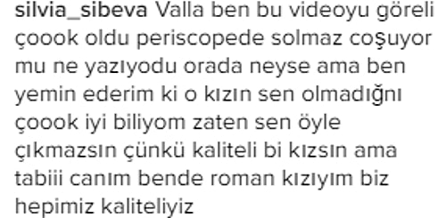 Takipçilerden bu mesaja destek geldi.