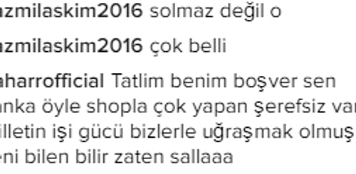 Takipçilerden bu mesaja destek geldi.