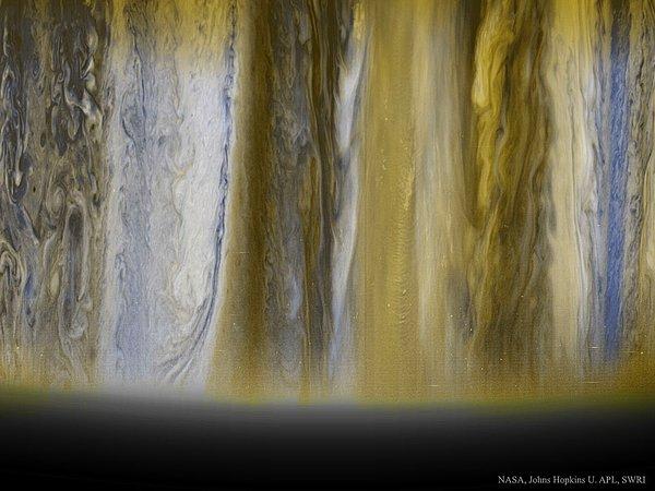 11. Yeni Ufuklar Uzay Aracı'ndan Jüpiter'in Bulutları