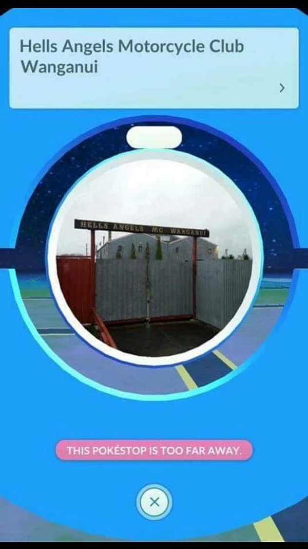 8. Мотоклуб "Ангелы ада" в городе Уонгануи, Новая Зеландия