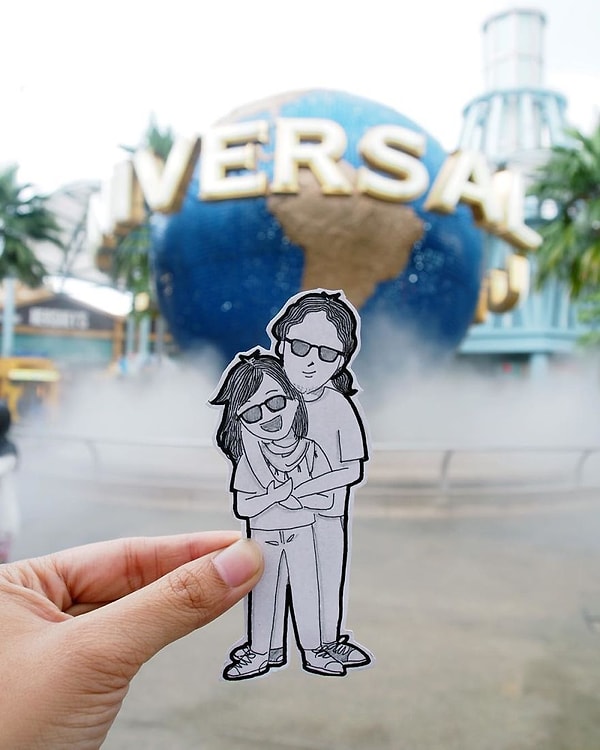 11. В тематическом парке развлечений Universal Studios, Сингапур