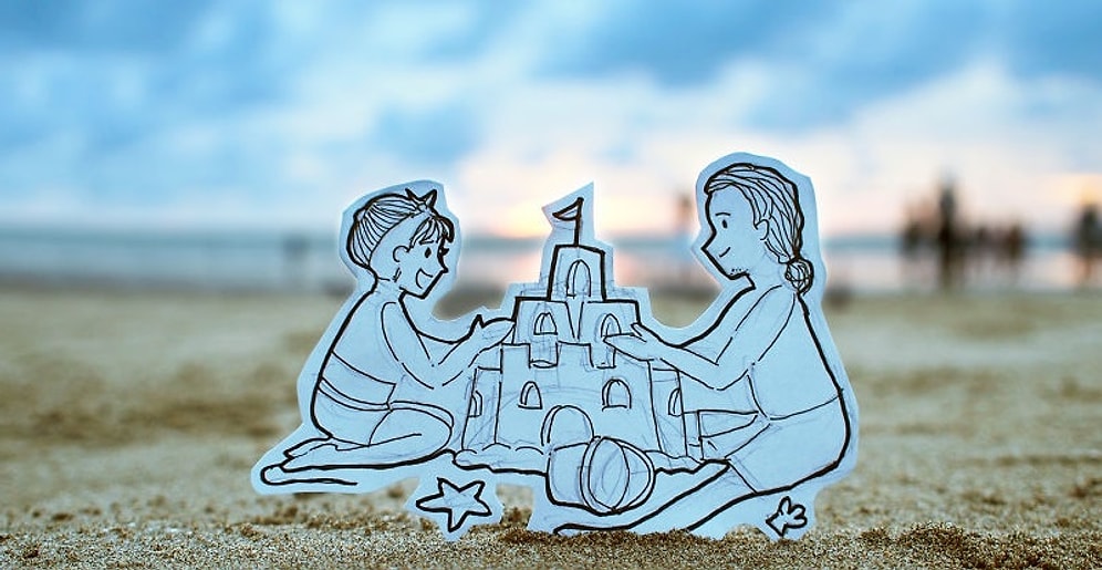 Селфи - это скучно: веселые дудлы креативной пары и их история путешествия