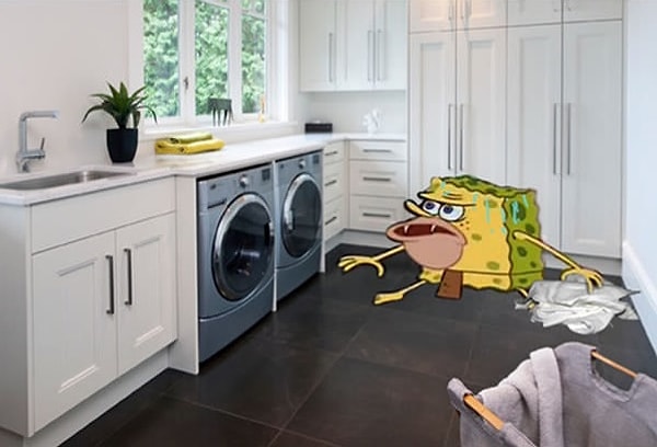 13. Когда девушка загрузила джинсы в стирку, а у тебя там была заначка