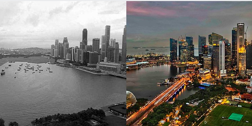 30 фото, показывающие, как изменились известные города за последние десятилетия