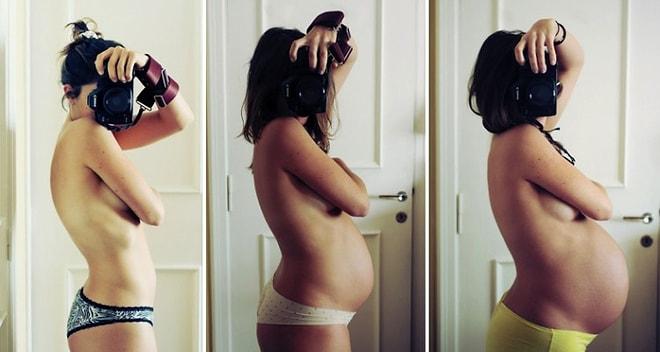 Hamileliğin 40 Haftası Ve Ayna Selfie’si