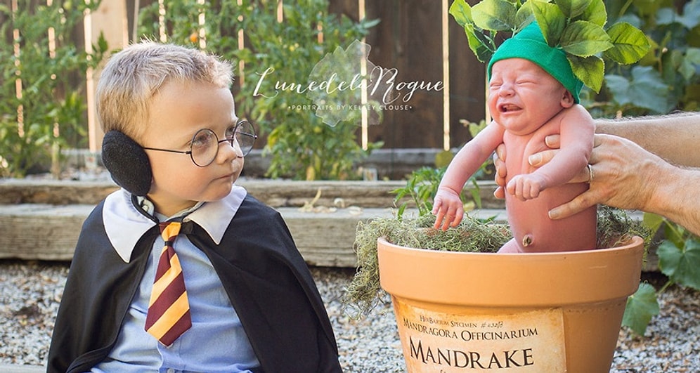 Кричащая Мандрагора и Гарри Поттер: фотосессия двух братьев