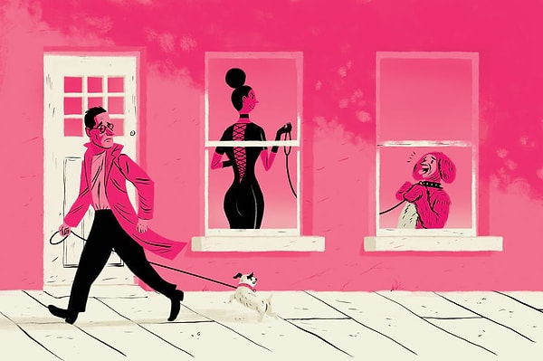 4. «Однажды я гулял со своей собакой и случайно заглянул в чье-то окно. Я увидел женщину, одетую в черную кожу, выгуливающую свою «собаку» - парня на поводке! Да уж, каждому свое»