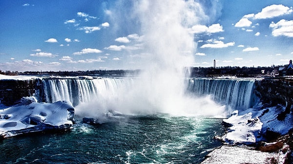 1. Возле Ниагарского водопада в Нью-Йорке