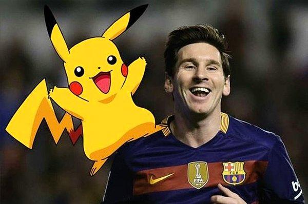 4. Lionel Messi - Pikachu