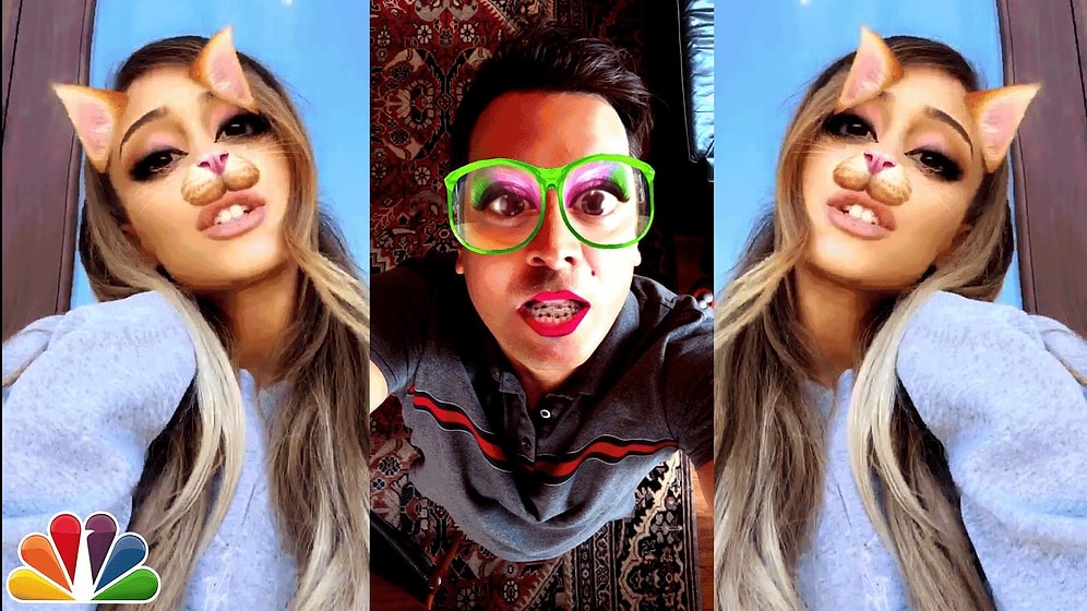 Снэпчат-дуэт Арианы Гранде и Джимми Фэллона