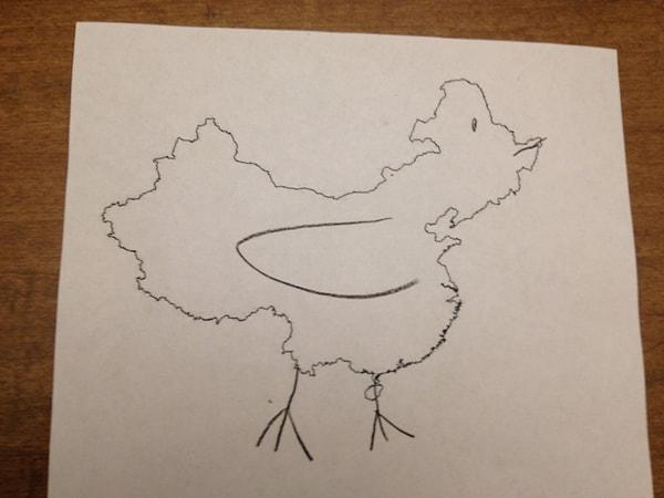 18. Çin'e ayak çizince ortaya bir tavuk çıkıyor. 🐓