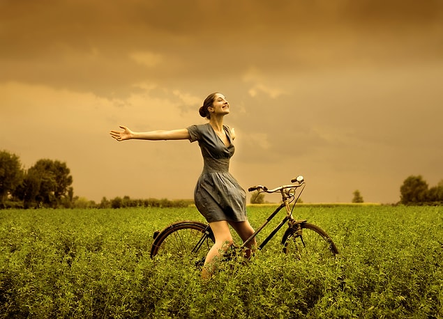 6. Riding a bicycle is the real freedom!