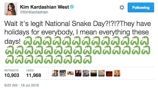 Gelelim Kardashian cephesine... Kim Kardashian bu kavgaya karışacağının sinyalini Taylor'a laf sokmak mahiyetinde yazdığı tweet ile verdi.