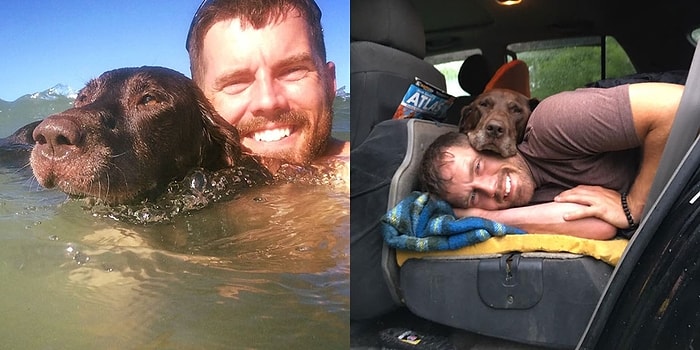 Kansere Yakalanan Köpeğini Son Macerasına Çıkardı: İkili Şimdi Ülkeyi Geziyor!