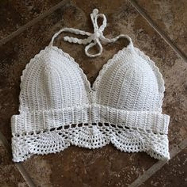 12. Knitted bralettes