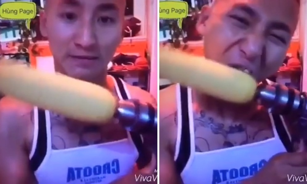 Matkap ile Mısır Yeme Denemesi Yapan Adamın Hazin Sonu